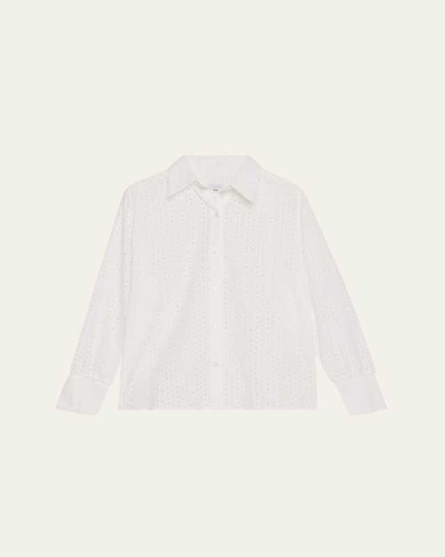 Essen Eyelet-Embroidered Cotton Blous